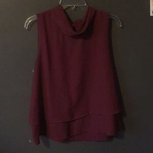 Burgundy Blouse